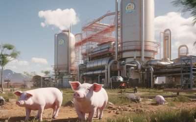 From livestock waste to biogas source