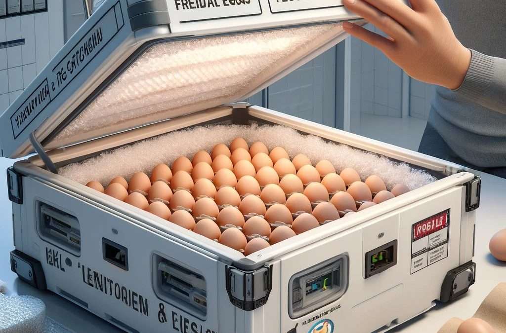 Estratégias para o transporte eficaz de ovos fecundados