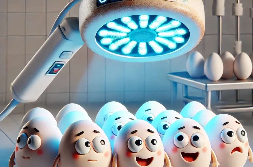 Desinfecção UV de ovos: Redução da contaminação cruzada bacteriológica